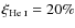 $\xi_{\mbox{\scriptsize He {\sc i}}} = 20\%$