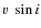 $v~\sin{i}$