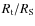 $R_{\rm t}/R_{\rm S}$