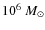 $10^6~M_\odot$