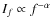 $I_{f} \propto f^{-\alpha}$