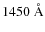 $1450~\AA$