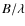 $B/\lambda $