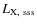 $ L_{{\rm X,~sss}} $