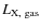 $ L_{{\rm X,~gas}} $