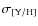 $\sigma_{\rm [Y/H]}$