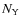 $N_{\rm Y}$