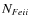 $N_{Fe {\sc ii}}$