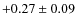 $+0.27\pm0.09$