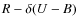 $R-\delta(U-B)$