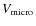 $V_{\rm micro}$