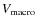 $V_{\rm macro}$