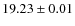 $19.23\pm0.01$