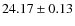 $24.17\pm0.13$
