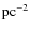 $\rm {pc^{-2}}$
