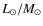 $L_{\odot} / M_{\odot} $