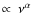 $\propto~\nu^{\alpha}$