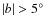 $\vert b\vert > 5\hbox{$^\circ$ }$