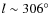 $l \sim
306\hbox{$^\circ$ }$