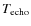 $T_{\rm echo}$