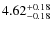 $\rm 4.62_{-0.18}^{+0.18}$