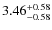 $\rm 3.46_{-0.58}^{+0.58}$