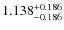$\rm 1.138_{-0.186}^{+0.186}$
