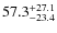 $\rm 57.3_{-23.4}^{+27.1}$