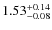 $\rm 1.53_{-0.08}^{+0.14}$