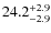 $\rm 24.2_{-2.9}^{+2.9}$