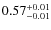 $\rm0.57_{-0.01}^{+0.01}$