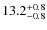 $\rm 13.2_{-0.8}^{+0.8}$