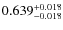 $\rm0.639_{-0.018}^{+0.018}$
