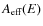 $A_{\rm eff}(E)$