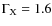 $\Gamma_{\rm X}=1.6$