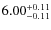 $\rm 6.00_{-0.11}^{+0.11}$