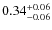 $\rm0.34_{-0.06}^{+0.06}$