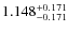 $\rm 1.148_{-0.171}^{+0.171}$