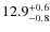$\rm 12.9_{-0.8}^{+0.6}$