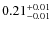 $\rm0.21_{-0.01}^{+0.01}$
