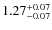 $\rm 1.27_{-0.07}^{+0.07}$
