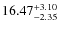 $\rm 16.47_{-2.35}^{+3.10}$