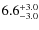 $\rm 6.6_{-3.0}^{+3.0}$