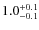 $\rm 1.0_{-0.1}^{+0.1}$