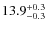 $\rm 13.9_{-0.3}^{+0.3}$