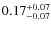 $\rm0.17_{-0.07}^{+0.07}$