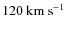 $120~\rm {km~s}^{-1}$