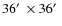 $36\hbox{$^\prime$ }\times36\hbox{$^\prime$ }$