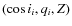 $(\cos i_i,
q_i, Z)$