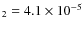 $_2 = 4.1 \times 10^{-5}$